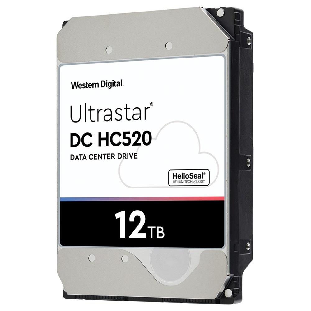 WD ULTRASTAR, HUH721212ALE604, 3.5", 12TB, 256Mb, 7200 Rpm, 7/24 Enterprise, DATA CENTER-GÜVENLİK-NAS-SERVER, HDD (DC HC520) (0F30146)