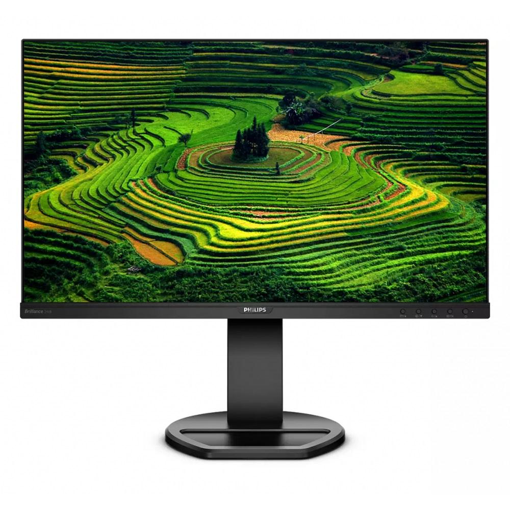 PHILIPS 241B8QJEB/00 23,8" 5ms, 75Hz, Full HD, HDMI, DP, DVI-D, D-Sub, 4X USB, 2X2W Hoparlör, Asansör Ayak, IPS Panel Monitör