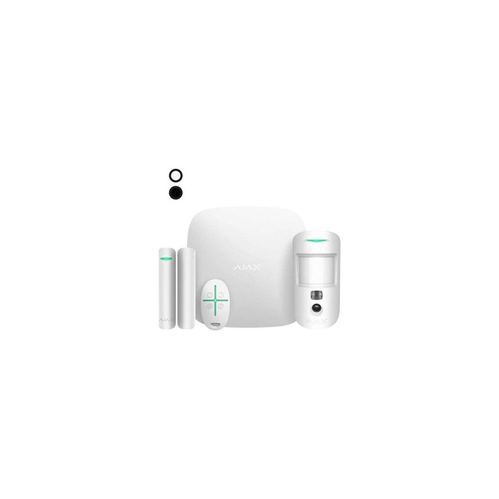 AJAX StarterKit Cam Plus, Kablosuz, Alarm Kiti, BEYAZ