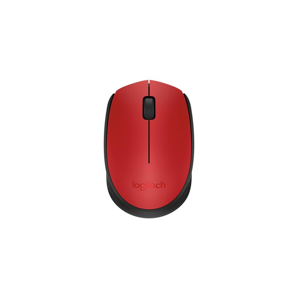 LOGITECH 910-004641, M171 Kırmızı, USB Nano 2,4G Kablosuz, 1000dpi, Optik, 3 Tuşlu, 12ay Pil Ömrü, Mouse