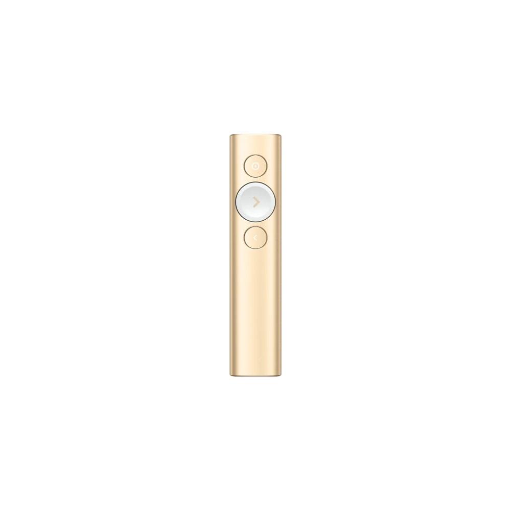 LOGITECH 910-004862, Spotlight Wireless Presenter, Sunum Cihazı (Gold)