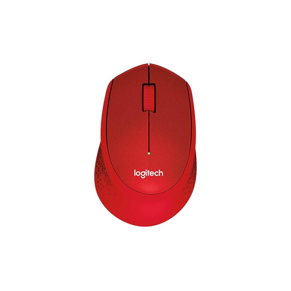 LOGITECH 910-004911, M330 Kırmızı, USB Nano 2,4G Kablosuz, 1000dpi, Optik, 3 Tuşlu, 24ay Pil Ömrü, Sessiz Mouse