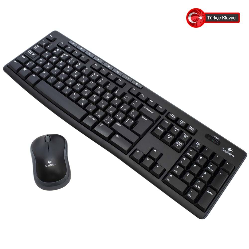 LOGITECH MK270, 920-004525, Kablosuz, Türkçe Q, Klavye Mouse Set