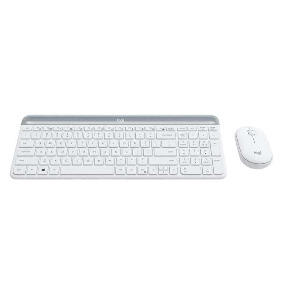 LOGITECH MK470 Beyaz, 920-009436, Kablosuz, Türkçe Q, Klavye Mouse Set