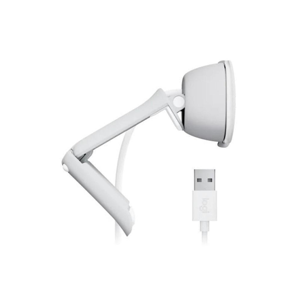 LOGITECH 960-001617, BRIO 100 WCM V-U0072, Full HD, Dahili Mikrofonlu, Beyaz Webcam