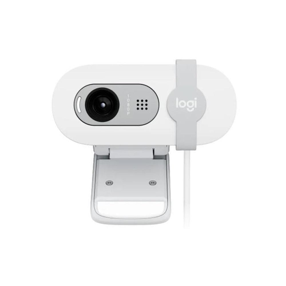 LOGITECH 960-001617, BRIO 100 WCM V-U0072, Full HD, Dahili Mikrofonlu, Beyaz Webcam