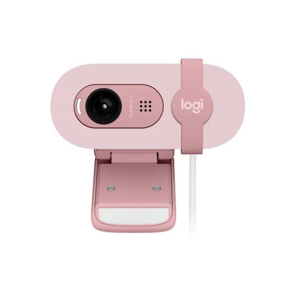 LOGITECH 960-001623, BRIO 100 WCM V-U0072, Full HD, Dahili Mikrofonlu, Rose Webcam