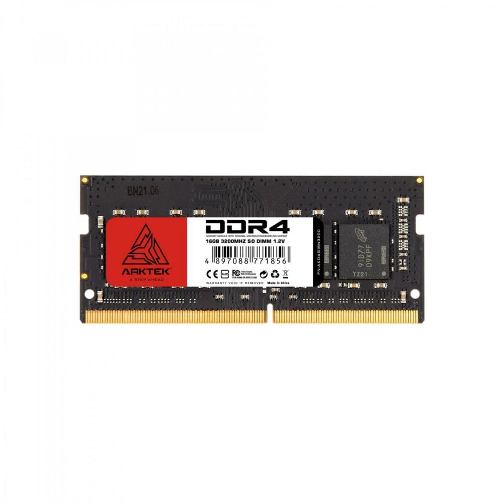 ARKTEK AKD4S16N3200, 16GB, DDR4, 3200Mhz, 1,2V, CL22, Notebook, SODIMM RAM