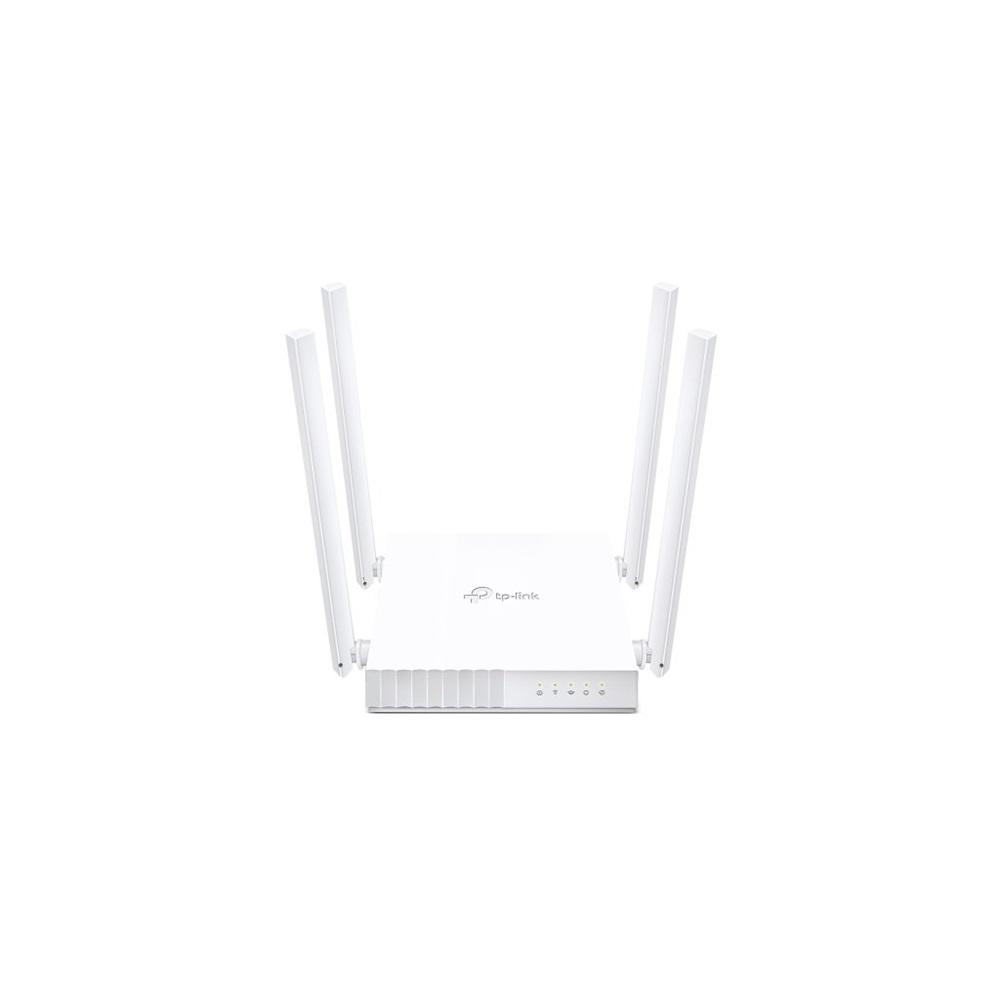 TP-LINK ARCHER C24, AC750, 4Port, 300-433Mbps, Dual Band WiFi, Masaüstü, Megabit, Router, Access Point, Range Extender