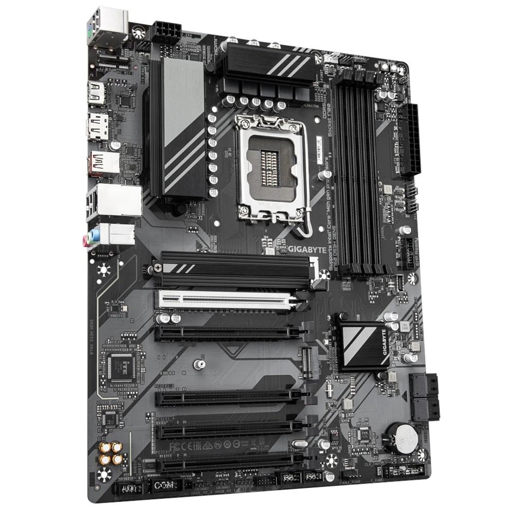 GIGABYTE B760 DS3H GEN5, 4xDDR5, 2xM.2, DP, HDMI, Type-C, 13-14.Nesil, LGA1700 Soket, Anakart