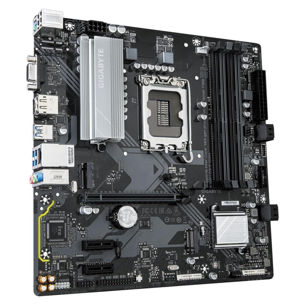 GIGABYTE B760M D3HP DDR4, 4xDDR4, 2xM.2, DP, HDMI, VGA, 12-13.14.Nesil, LGA1700 Soket, Anakart