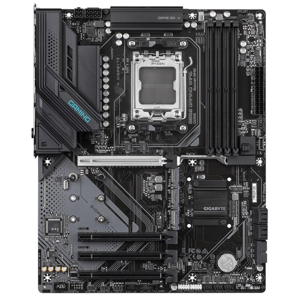 GIGABYTE B850 GAMING WIFI6, 4xDDR5, 3xM.2, DP, HDMI, Type-C, Wi-Fi6E, Bluetooth 5.3, AM5 Soket GAMING Anakart