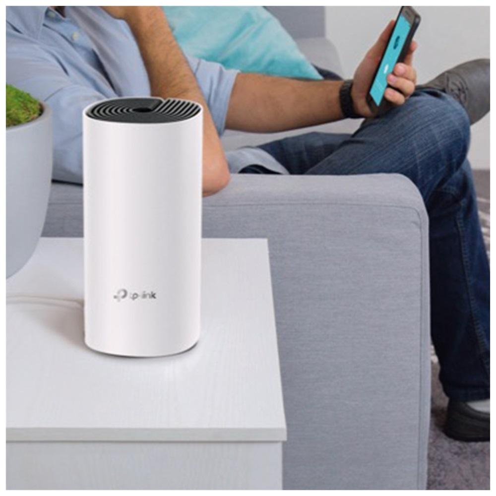 TP-LINK DECO E4, AC1200, Tekli Mesh, 1200Mbps, Dual Band, 2Port Megabit Lan, 140m2 kapsama Alanı, Router, Geniş Alan İnternet Ağı Sağlayıcısı