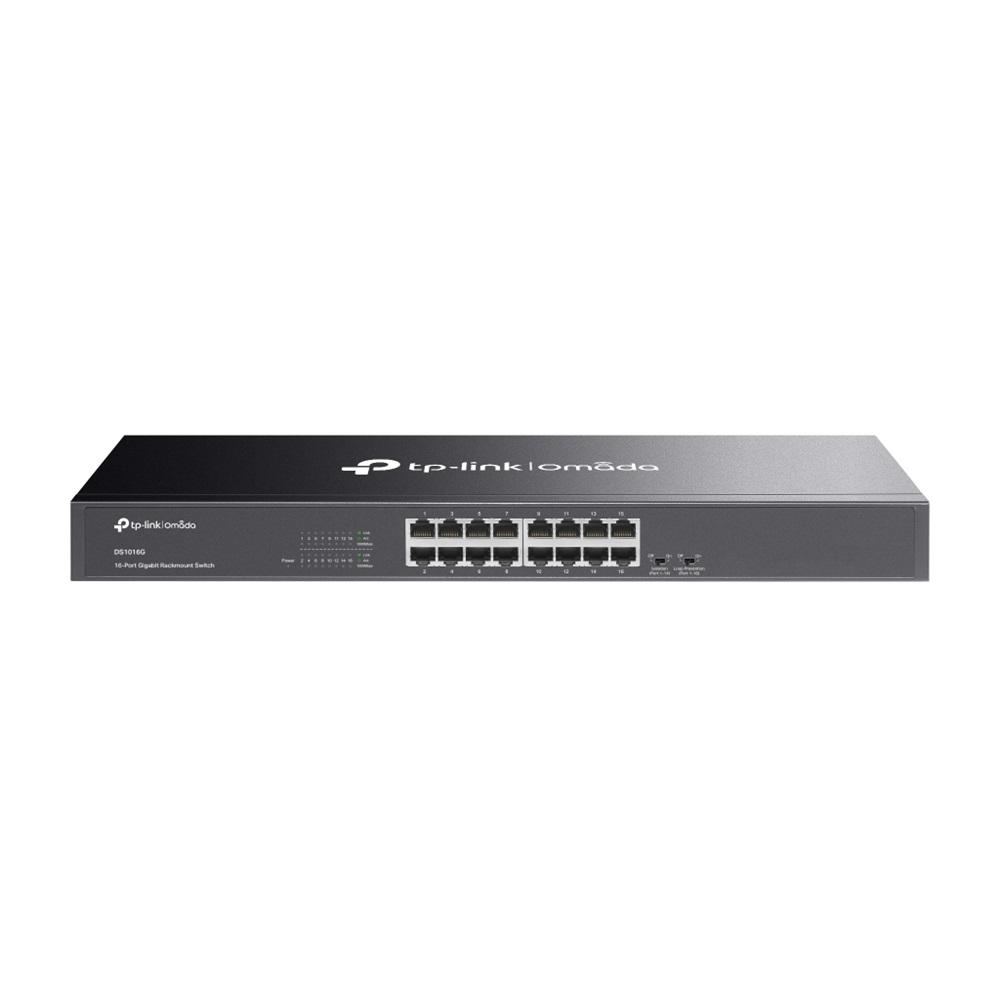 OMADA DS1016G, 16 Port Gigabit, Yönetilemez, Rackmount Metal Kasa Switch