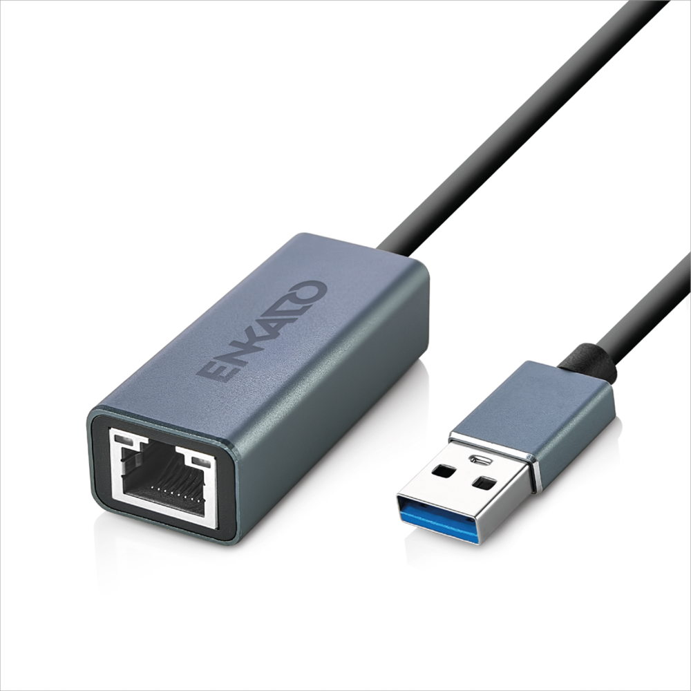 ENKADO EKD-TP44, USB to RJ45, Metal, Ethernet Kartı