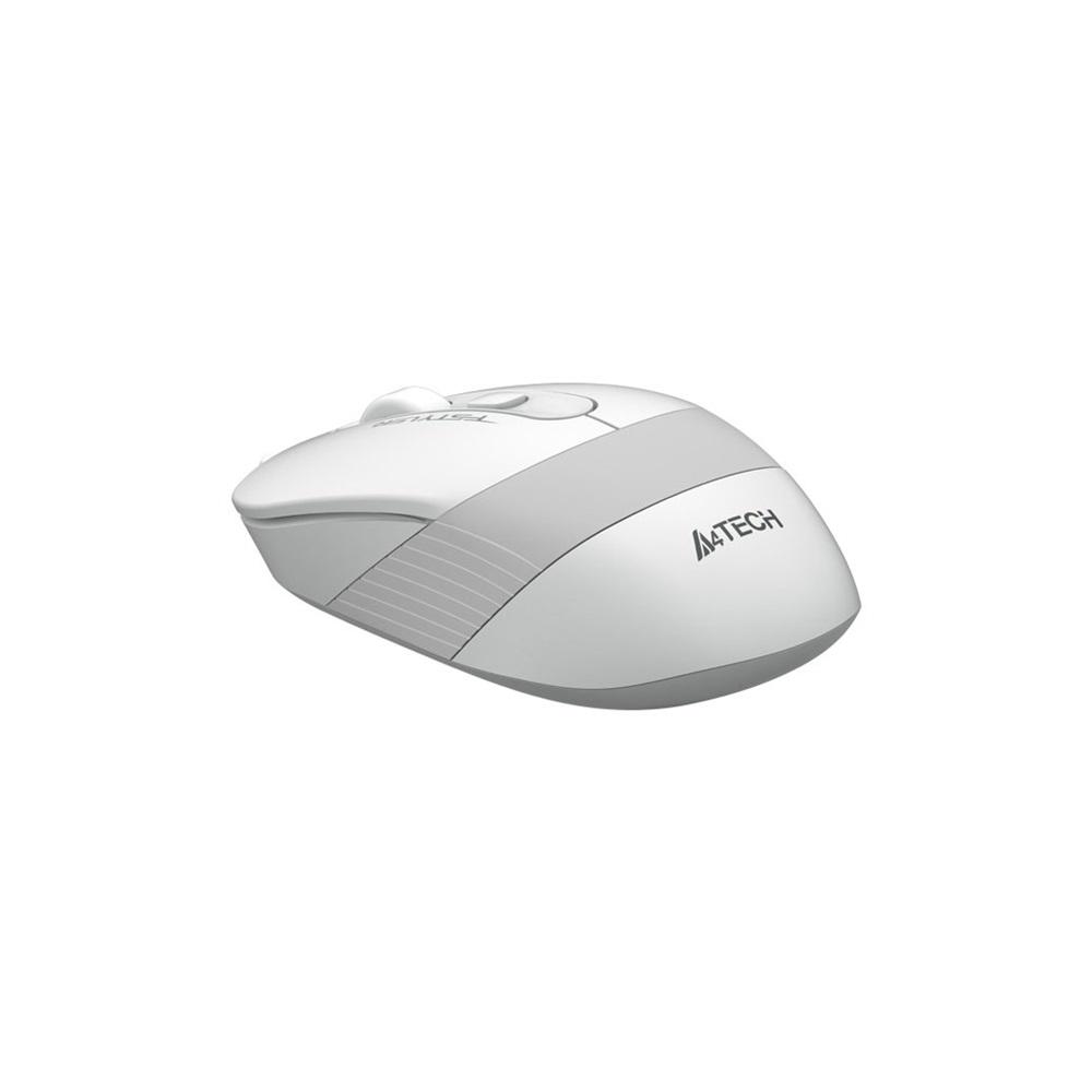 A4 TECH FG10 (White) FSTYLER 2,4Ghz Kablosuz Optik Mouse, 10-15Metre, 4 Buton, Nano Alıcı