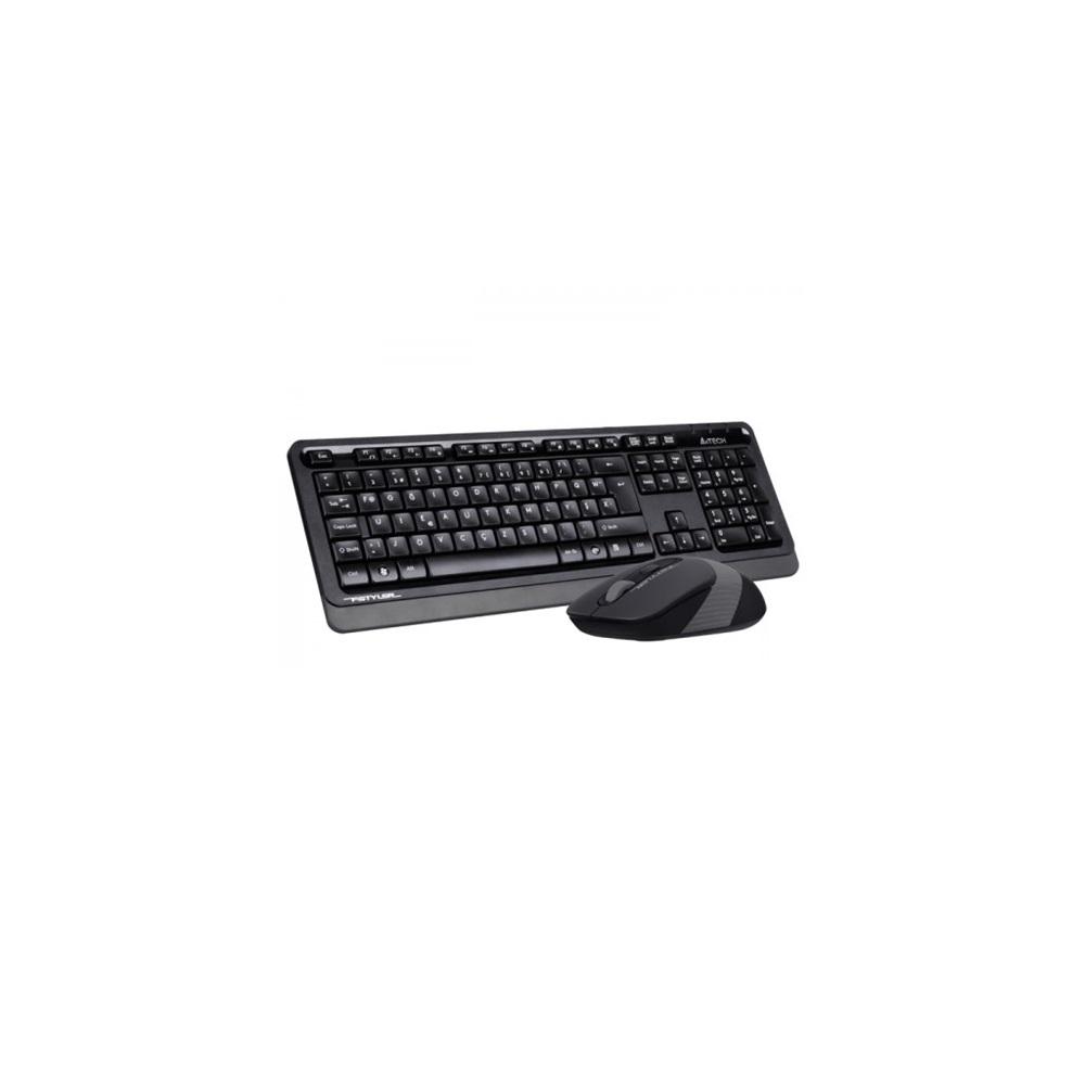 A4 TECH FG1010 Gri FSTYLER Türkçe (F) 2,4Ghz Kablosuz Klavye Mouse Set