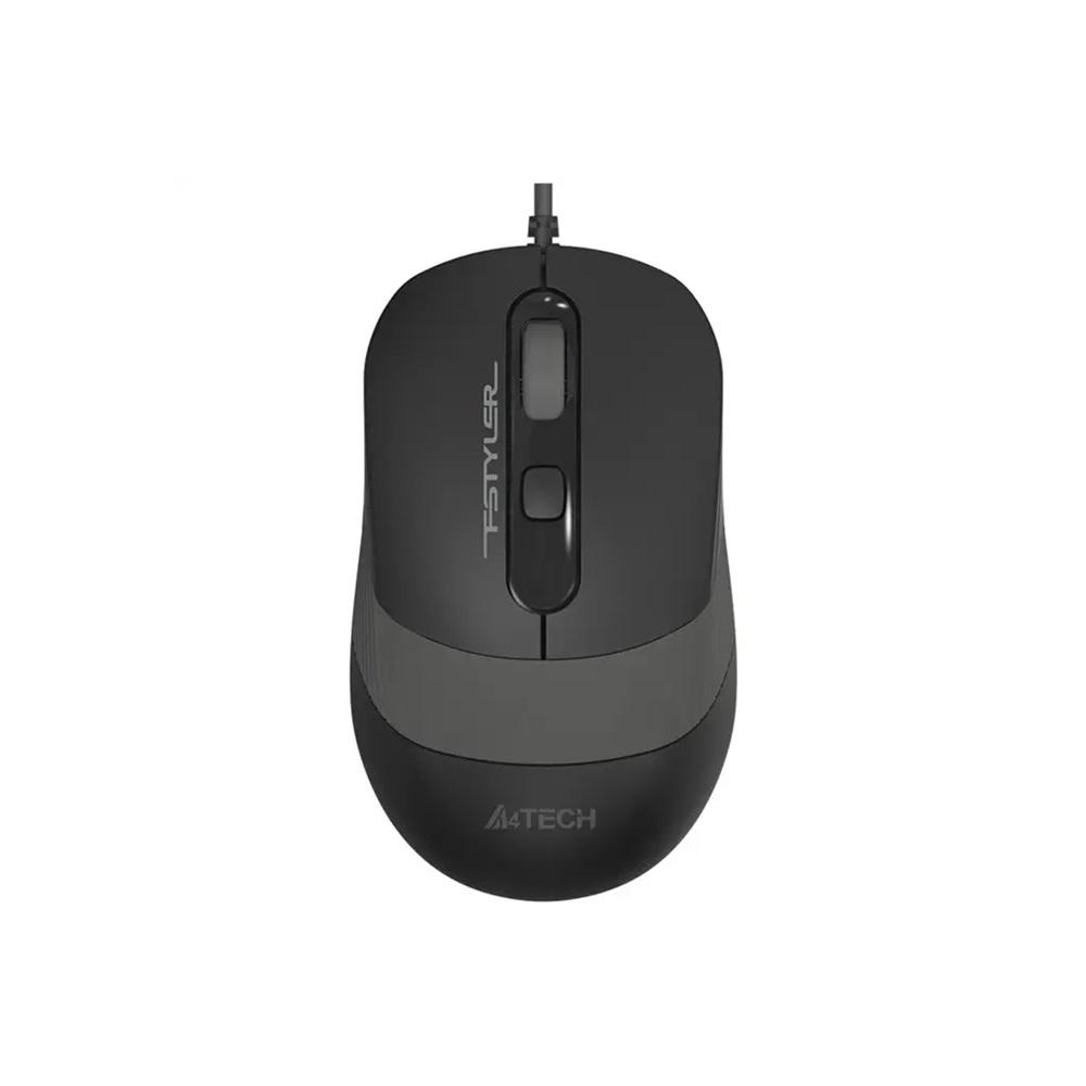 A4 TECH FM10 Siyah-Gri V-Track 1600DPI, Usb Optik Mouse