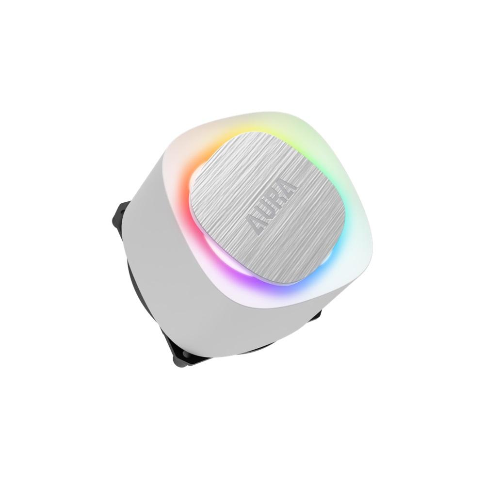 GAMDIAS AURA GL240 V2 WH, White Edition, 240mm, RGB, 2 Fanlı,CPU Sıvı Soğutma