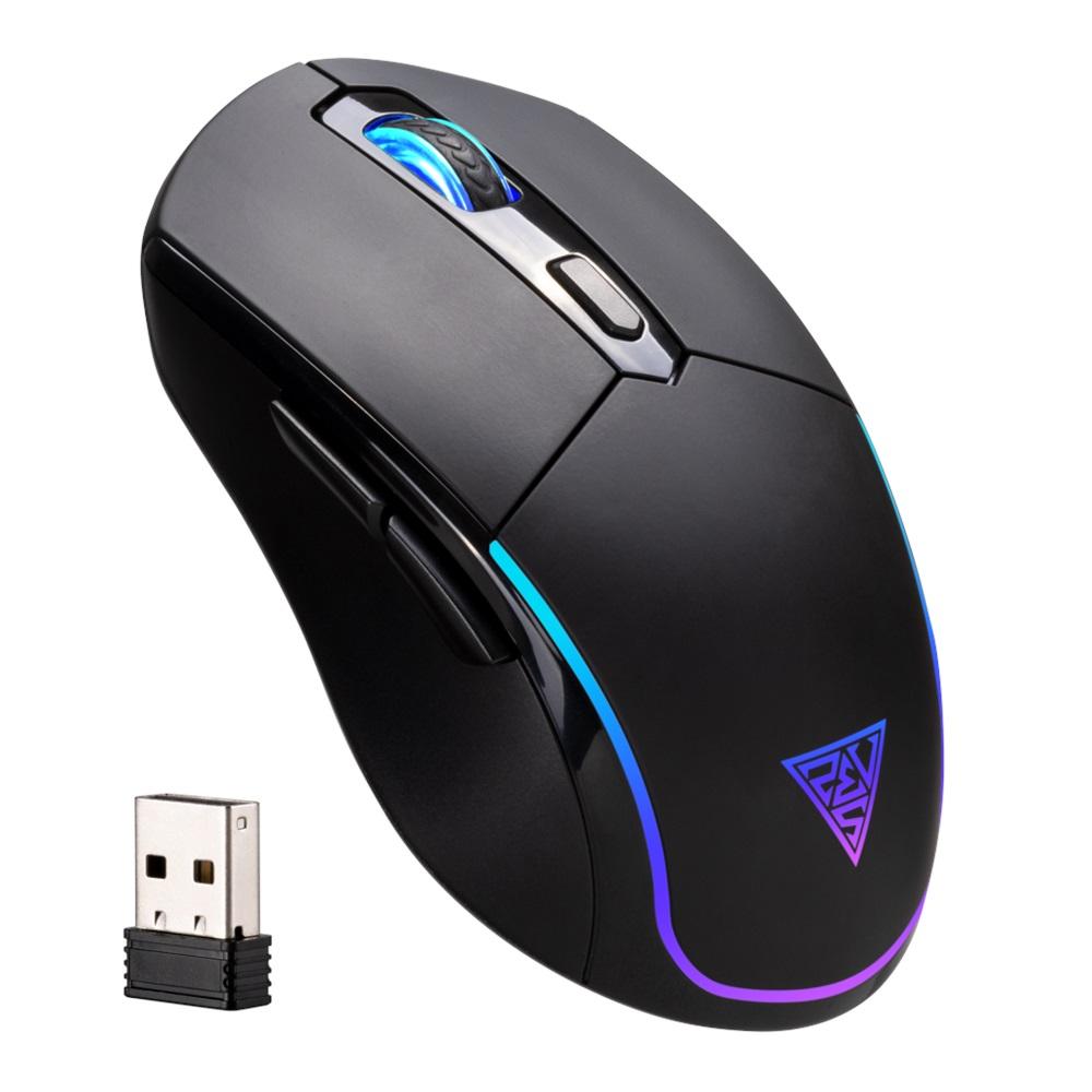 GAMDIAS HADES M2, RGB Aydınlatma, Kablosuz, 7 Tuşlu, Şarj Edilebilir,, Gaming Mouse, 4800DPI, Siyah