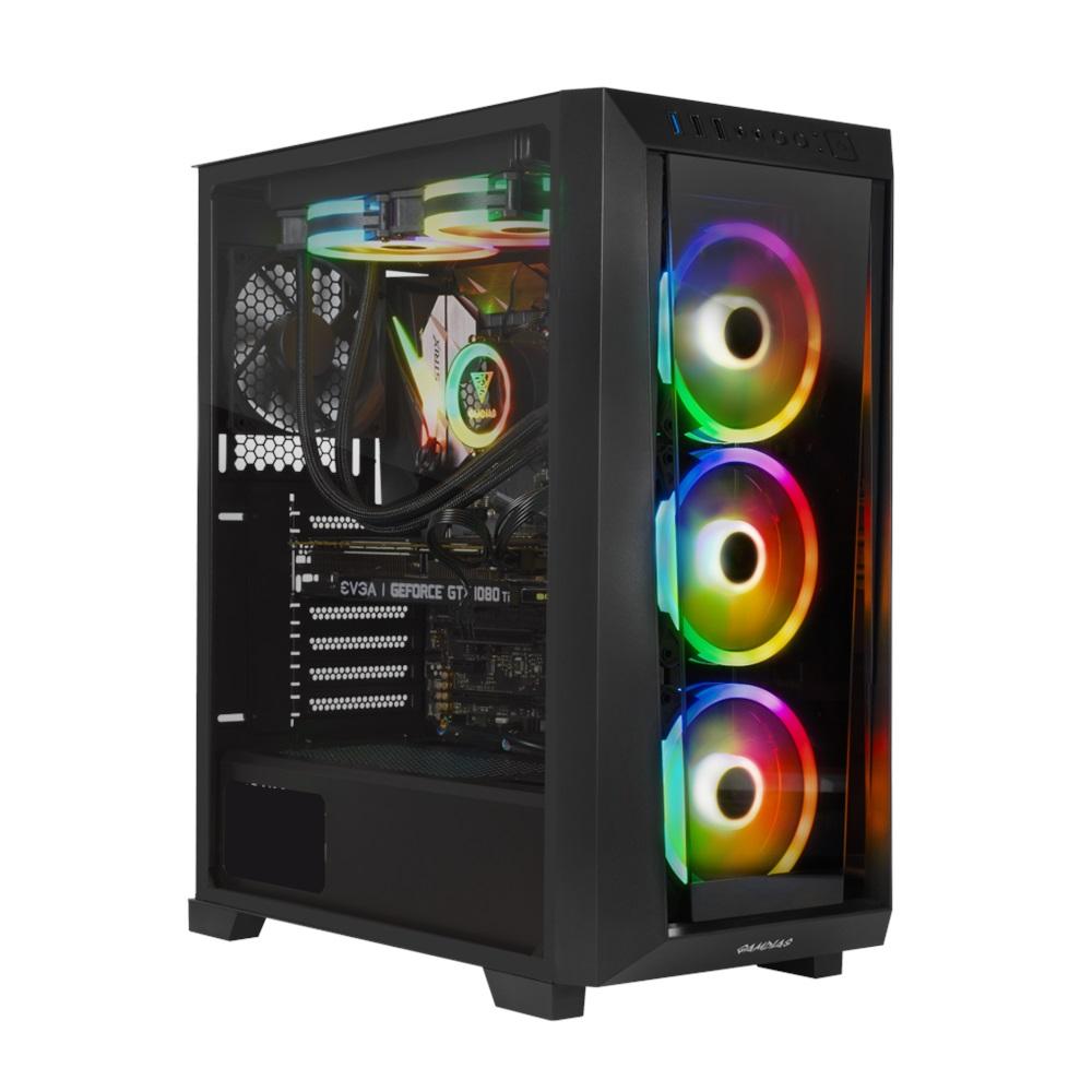 GAMDIAS TALOS M1 Elite, FSP 1600W Power Supply, Tempered Glass, ARGB, ATX, Professional GAMING KASA