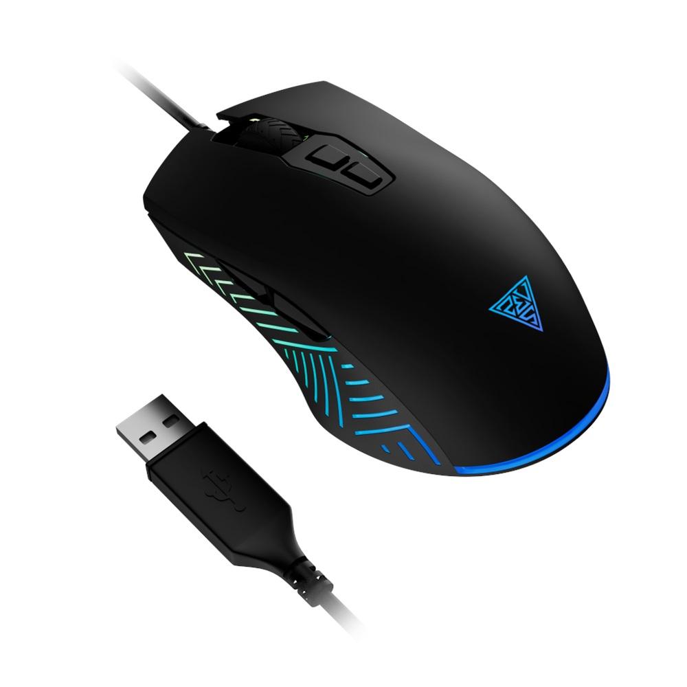 GAMDIAS ZEUS E4, RGB Aydınlatma, USB Kablolu, 7 Tuşlu, Gaming Mouse, 7200DPI, Siyah