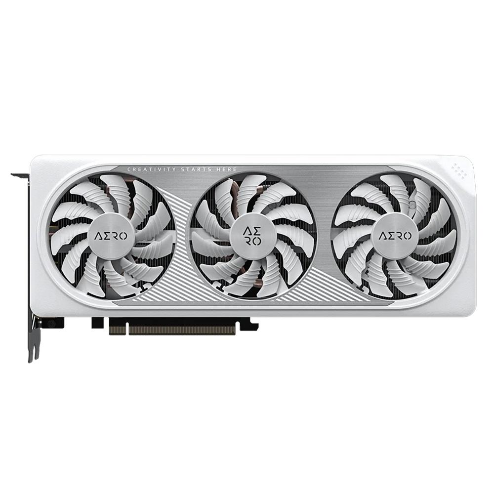 GIGABYTE GV-N406TAERO-OC-8GD, RTX4060TI AERO OC, 8Gb, GDDR6, 128BIT, 3 Fanlı, 2xHDMI, 2xDP, RGB GAMING Ekran KARTI