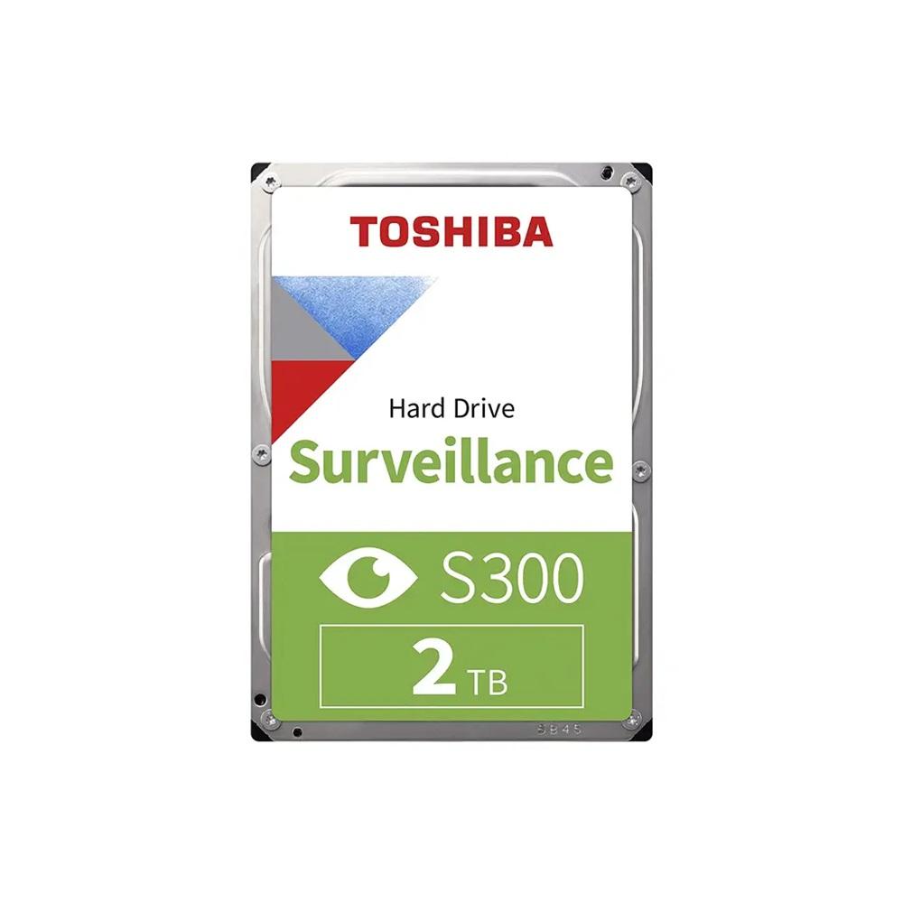 TOSHIBA S300, HDWT720UZSVA, 3.5", 2TB, 128Mb 5400 Rpm, 7/24 Güvenlik HDD