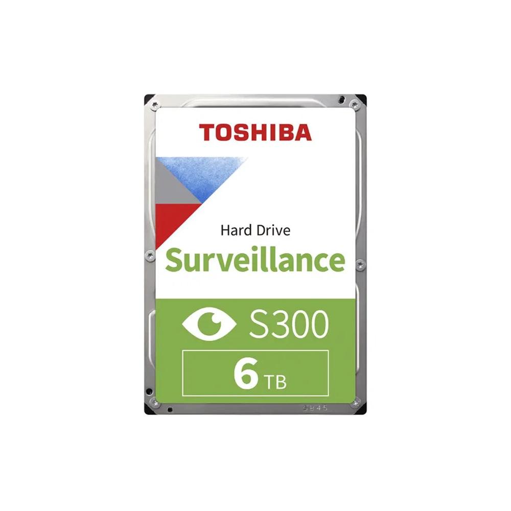 TOSHIBA S300, HDWT860UZSVA, 3.5", 6TB, 256Mb 5400 Rpm, 7/24 Güvenlik HDD