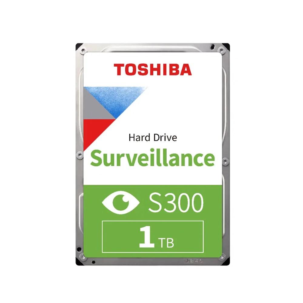 TOSHIBA S300, HDWV110UZSVA, 3.5", 1TB, 64Mb 5700 Rpm, 7/24 Güvenlik HDD