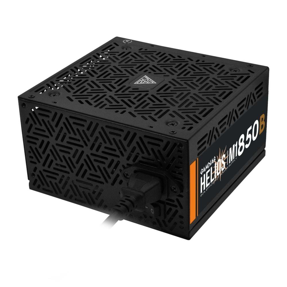 GAMDIAS HELIOS M1-850B, 850W, 80+ Bronze, Aktif PFC, GAMING, ATX, Power Supply (PSU)