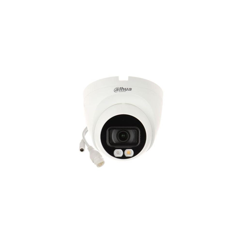 DAHUA IPC-HDW1249T-S-IL 2Mpix, 2,8mm Lens, SD Kart, Smart Dual Light, H265+, 30Mt Gece Görüşü, Dahili Mikrofon, IP67, PoE Dome IP Kamera