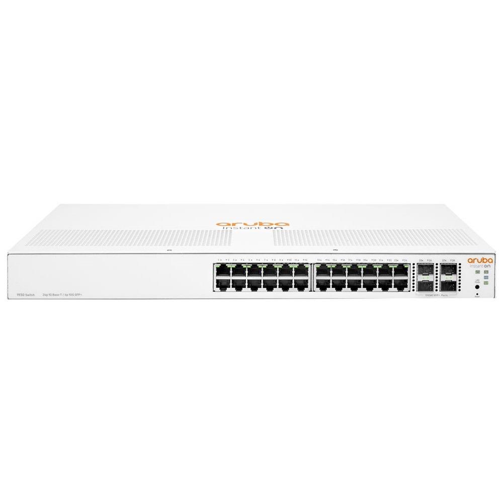 HP Aruba Instant On JL682A 1930-24G, 24Port, GigaBit, 4 Port Gigabit SFP, Yönetilebilir, Rack Mount Switch