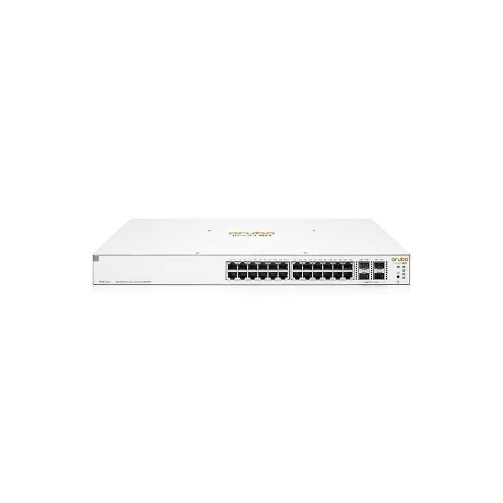 HP Aruba Instant On JL684B 1930-24G, 24Port, GigaBit, 24 Port PoE, 370W, 4 Port Gigabit SFP, Yönetilebilir, Rack Mount Switch