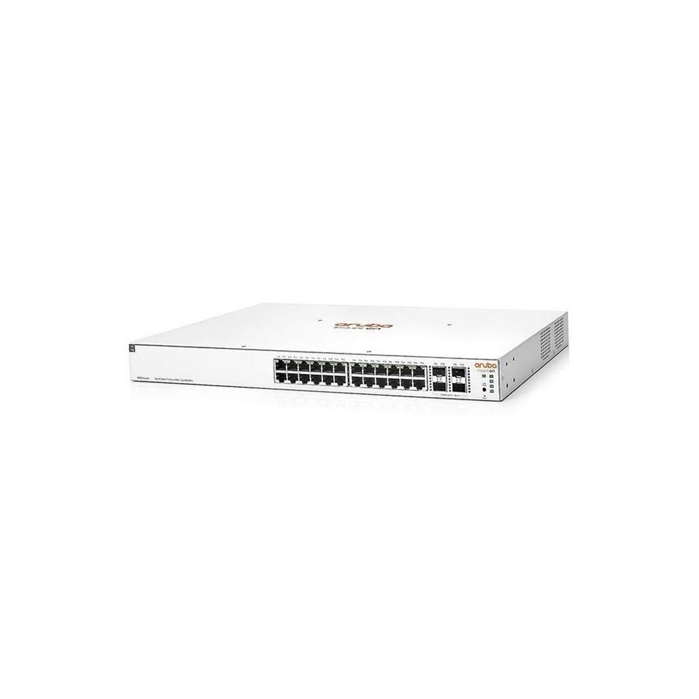 HP Aruba Instant On JL684B 1930-24G, 24Port, GigaBit, 24 Port PoE, 370W, 4 Port Gigabit SFP, Yönetilebilir, Rack Mount Switch