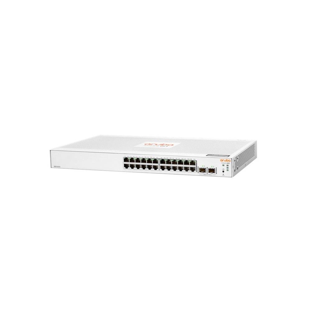 HP Aruba Instant On JL812A 1830-24G, 24Port, GigaBit, 2 Port Gigabit SFP, Yönetilebilir, Rack Mount Switch