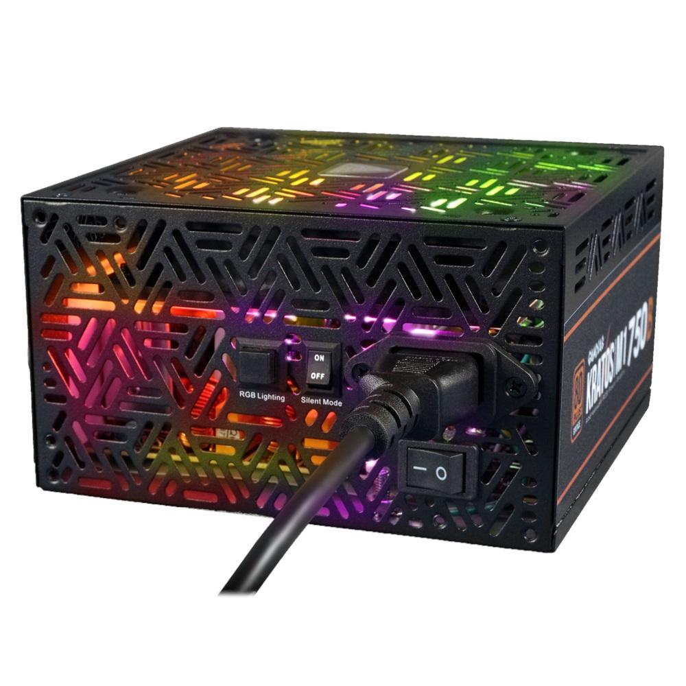 GAMDIAS KRATOS M1-750B, 750W, 80+ Bronze, Aktif PFC, RGB, GAMING, ATX, Power Supply (PSU)