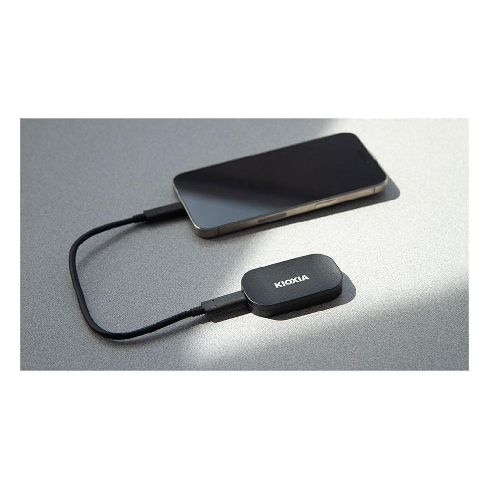 KIOXIA EXCERIA PLUS, LXD20K001TG8, 1TB, 1050/1000, Gen2, USB 3.2, Taşınabilir Harici SSD