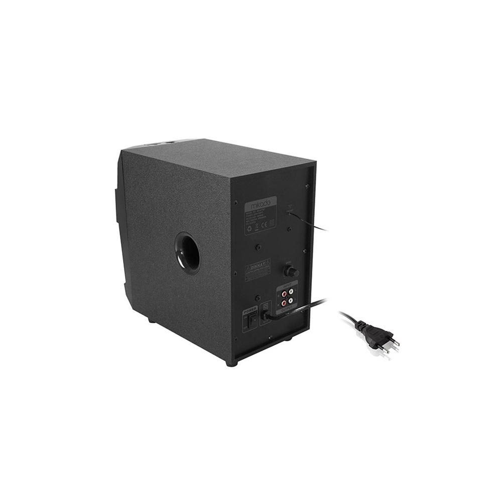 MIKADO MD-671BT, 40W, 2+1, Masaüstü, FM/BT/SD/USB, Siyah Kasa, Speaker
