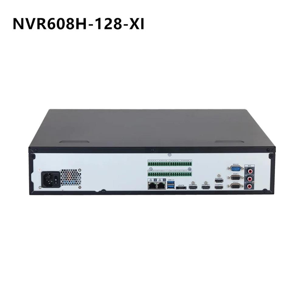 DAHUA NVR608H-128-XI 32Mpix, H265+, 128Kanal Video, 8 HDD, 1080P Kayıt, 1024 Mbps Bant Genişliği, 2 Port 2500 Mbps LAN, RAID 0/1/5/6/10 NVR