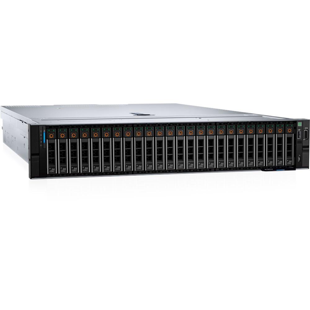 DELL PER760XS6A_1, 2x Intel Xeon Silver 4410Y, 32Gb DDR5 RDIMM Ram, 1x960Gb 2,5" SSD, 2x1100W Power, Free Dos, 2U Kasa RACK, SERVER (6127672)