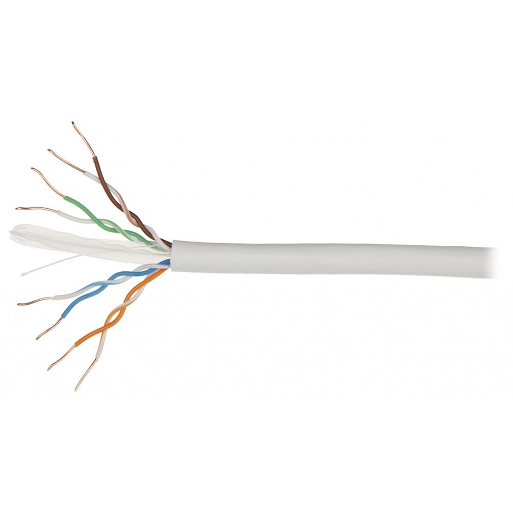 DAHUA PFM920I-6UN-C, CAT6 305m, 23AWG 0.53mm, UTP, %100 Bakır, LSZH Halogen Free Kablo, Beyaz Renk