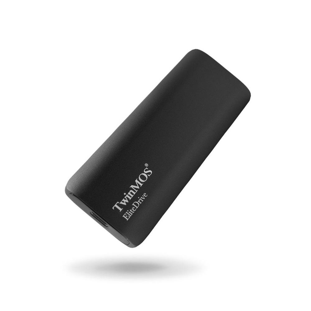 TwinMOS PSSDFGBMED32, 512GB, Taşınabilir External SSD, USB 3.2, Type-C (Dark Grey)