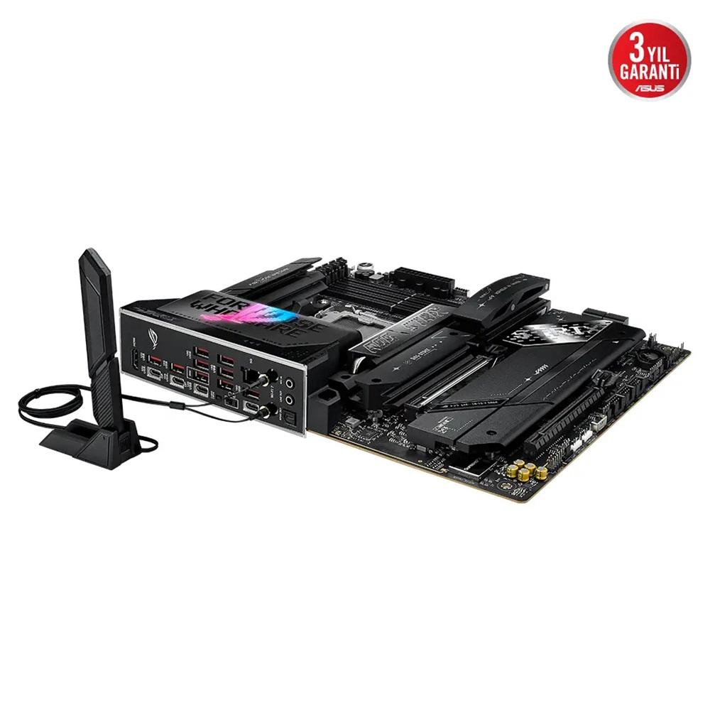 ASUS ROG STRIX X870E-E GAMING WIFI, 4xDDR5, 5xM.2, HDMI, DP, Type-C, PCIe 5.0, 2xWi-Fi 7, Bluetooth v5.4, AMD Ryzen 9000-8000 ve 7000 Serisi, AM5 Soket Anakart