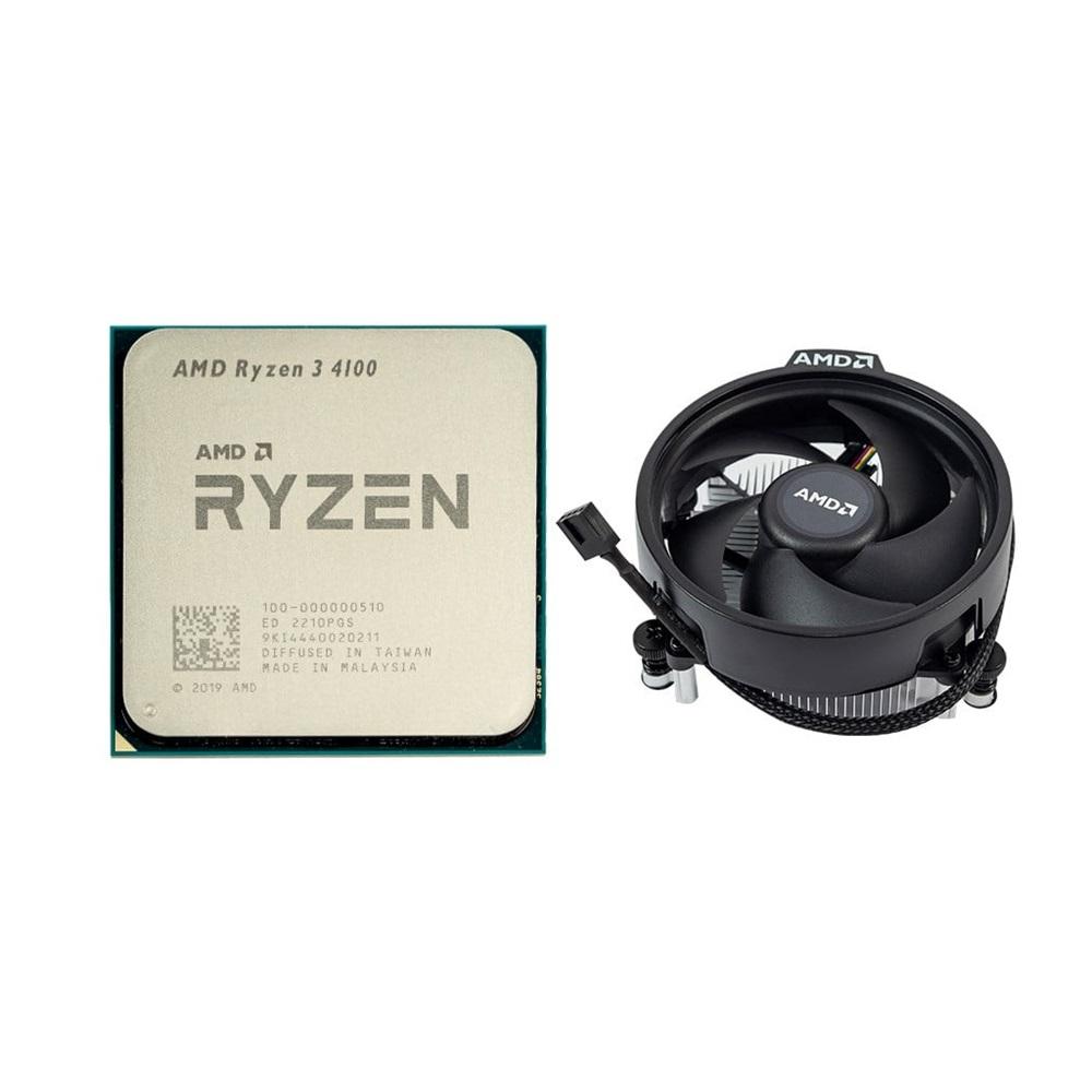 AMD RYZEN 3 4100 4 Core, 3,80-4,0GHz, 6Mb Cache, 65W, AM4 Soket, MPK (Kutusuz) (Dahili Grafik YOK, Fan VAR)