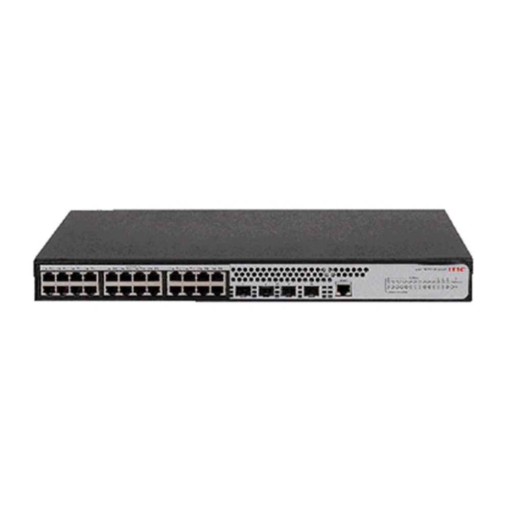 H3C S1850V2-28P-EI, 24 Port, GigaBit, L2, 1 Port GigaBit Uplink, 4 Port GigaBit SFP, Web Yönetilebilir, Masaüstü Switch