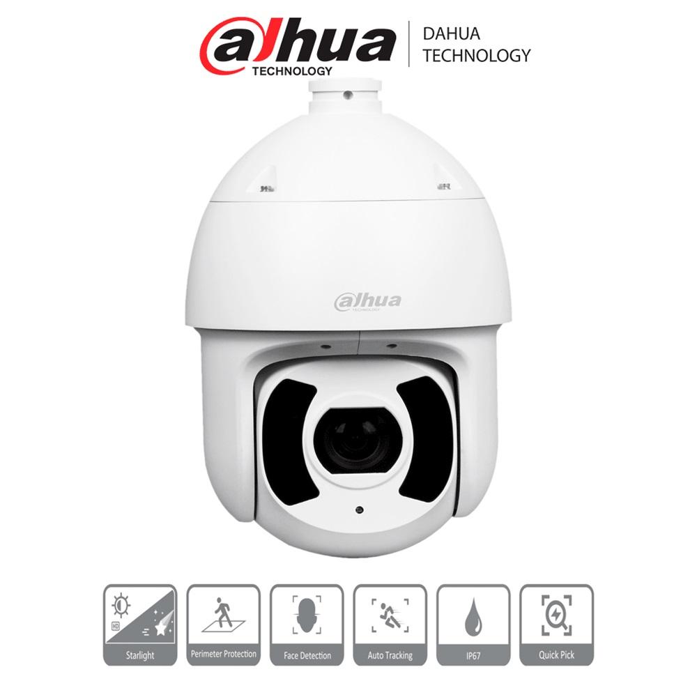 DAHUA SD6CE245GB-HNI 2Mpix, 3,95-177,70mm Lens, 45x Starlight, 250Mt. Gece Görüş IR WizSense PTZ IP Kamera (Ayak Dahil)