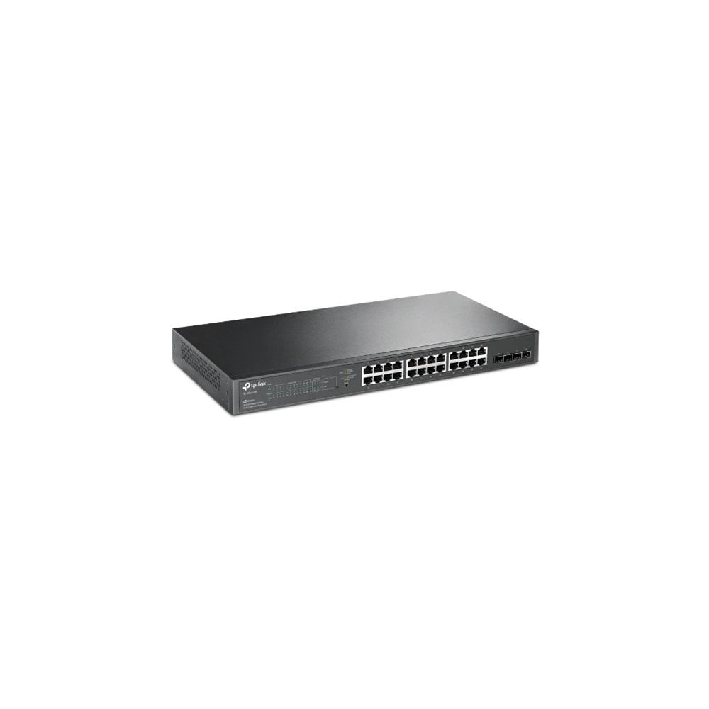 OMADA SG2428P, 28 Port Gigabit, 24 Port PoE+, 250W, 4Port GigaBit SFP, Yönetilebilir, Rackmount Metal Kasa Switch