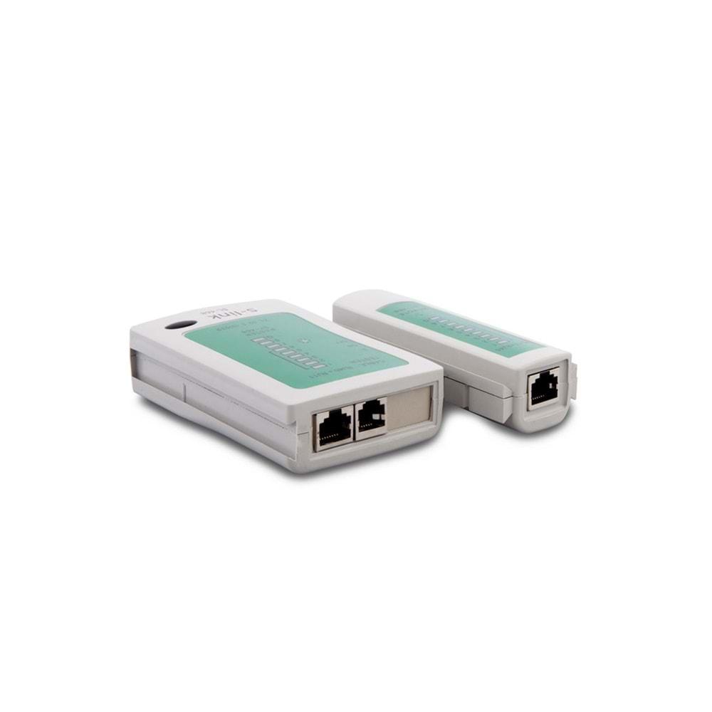 S-LINK SL-468, RJ45 ve RJ11 Tester, Kablo Test Cihazı