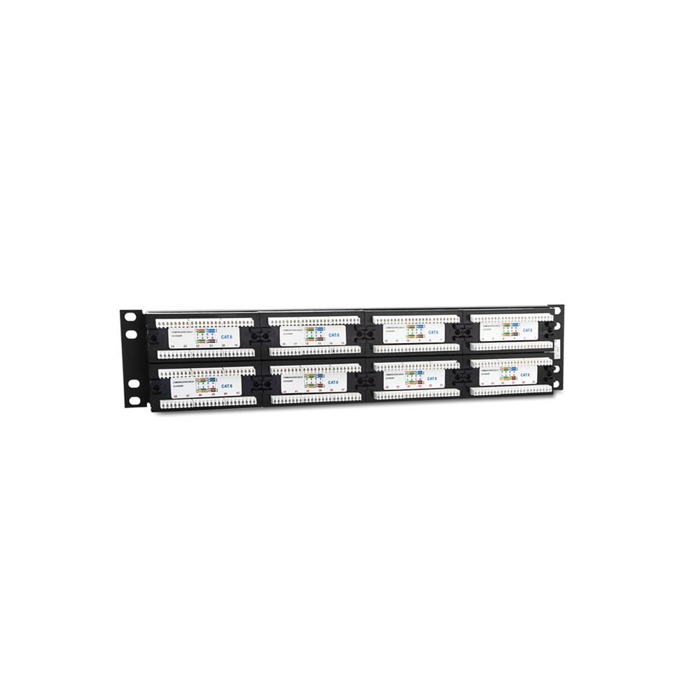 S-LINK SL-P648 Cat6 Patch Panel, 48-Port, UTP, 1U